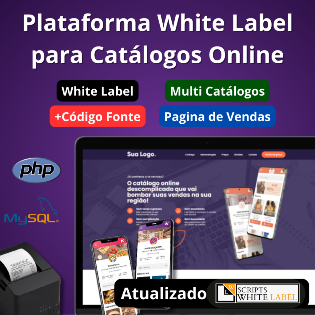 Catálogo Online Multi Lojas White Label Script PHP – PRO – Sua Loja de ...